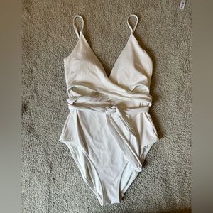 Aerie One Piece Wrap Swimsuit
